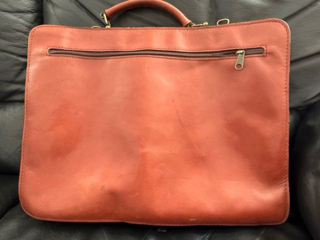 Borsa portadocumenti in pelle