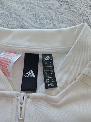 Sudadera Adidas Real Madrid blanca
11-12 años /152