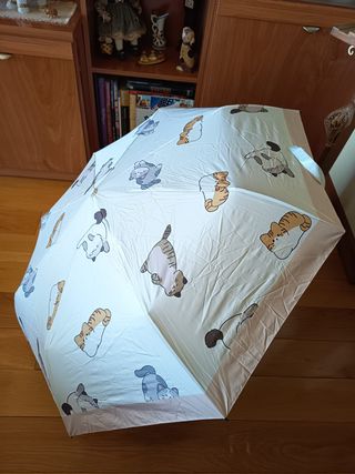PARAGUAS PLEGABLE GATITOS