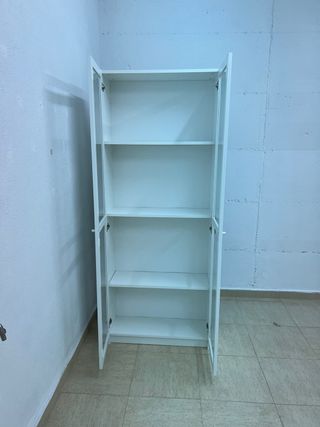 Estantería blanca cristal - NUEVA
