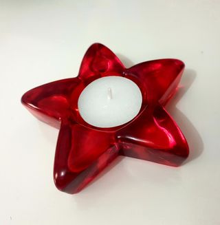 Portacandele Red Star