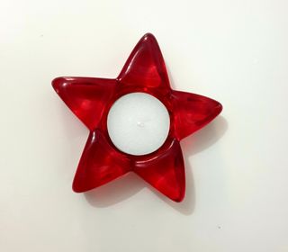 Portacandele Red Star