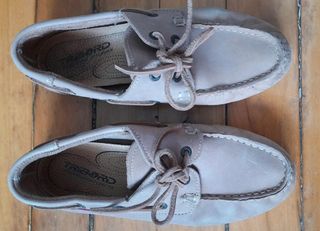 Mocasines Tribord beige 40 cuero 