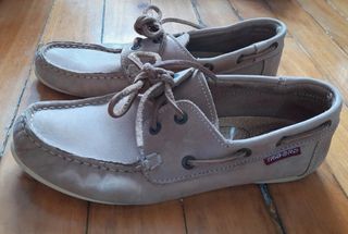 Mocasines Tribord beige 40 cuero 