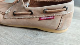 Mocasines Tribord beige 40 cuero 