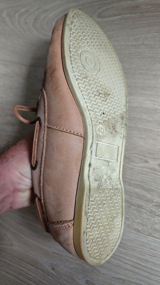 Mocasines Tribord beige 40 cuero 