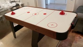 Mesa Air Hockey Plegable con Ruedas