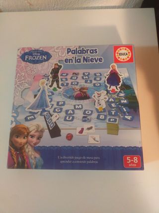 Juego Frozen Palabras en la Nieve