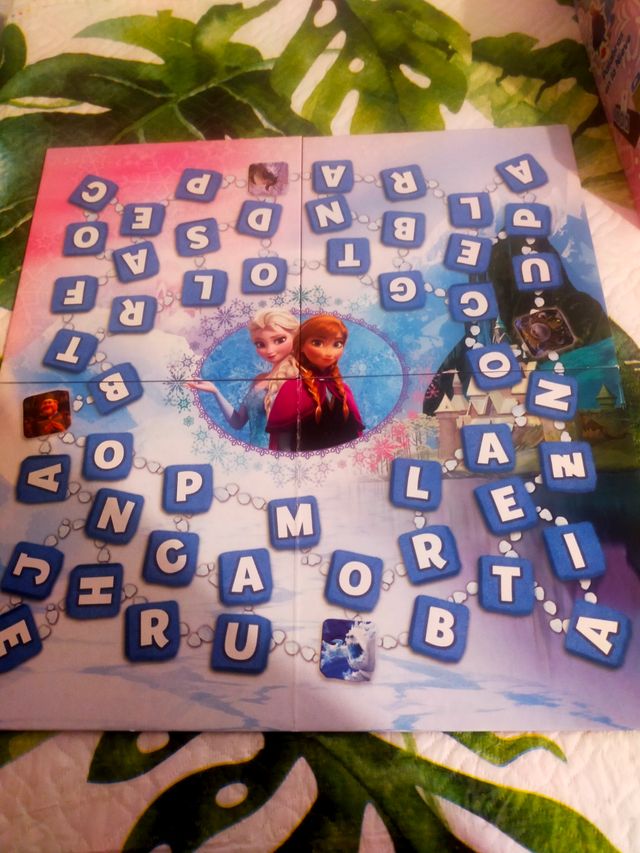 Juego Frozen Palabras en la Nieve