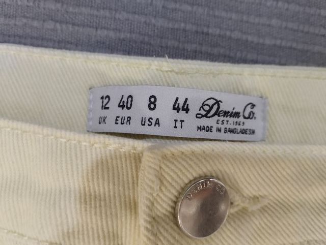 Mini Falda Vaquera Amarilla Primark - Talla S