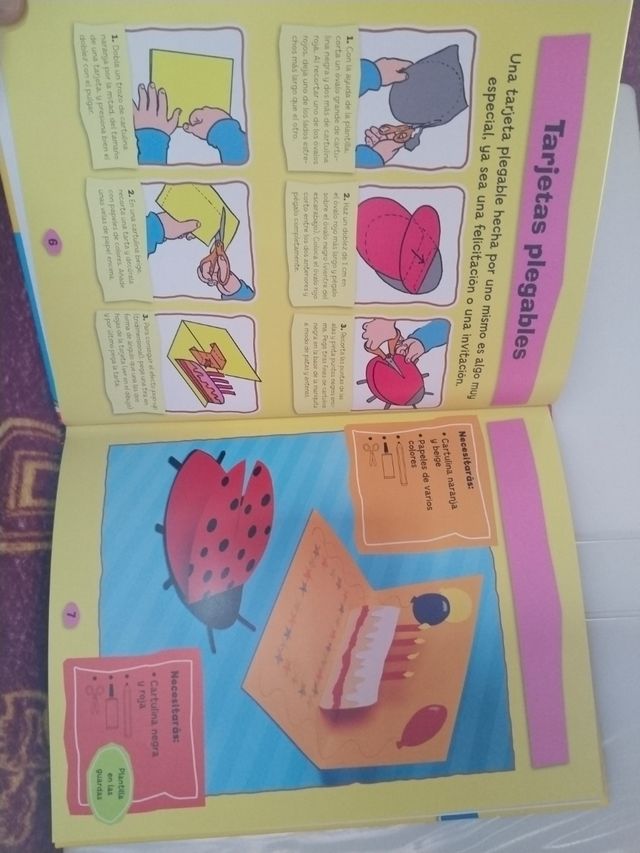 Libro de manualidades para niñas y niños