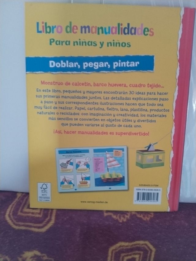 Libro de manualidades para niñas y niños