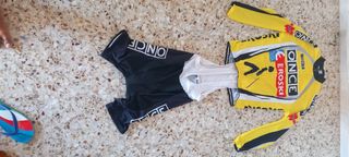  2 Maillot ciclismo y 1 culote ONCE talla L
