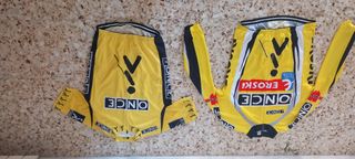  2 Maillot ciclismo y 1 culote ONCE talla L