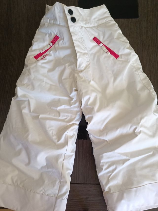 Pantalones Nieve blancos infantil 3-4 años