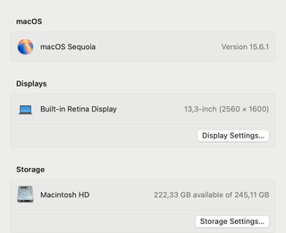 MacBook Pro 13" M1 2020 - 16GB-256GB