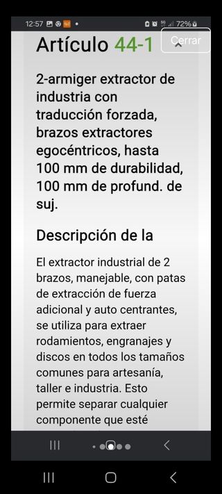 Extractor rodamientos KUKKO 44-1