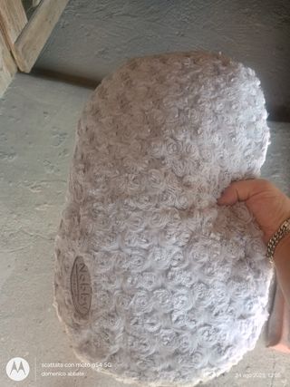 Cuscino Nobly grigio a rose x cani e gatti 