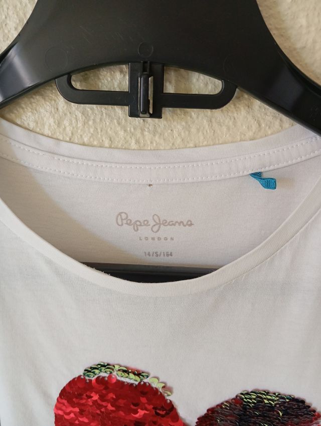 T-shirt Pepe Jeans branca - Tamanho P