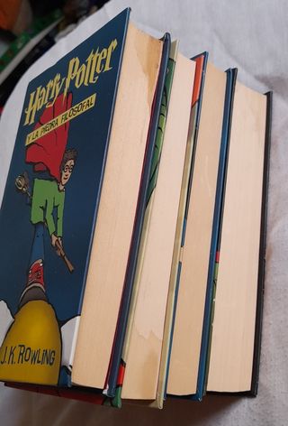 Lote de 4 libros de Harry Potter 