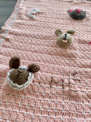 Manta / tapete Bebé Croche (novo)