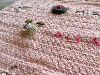 Manta / tapete Bebé Croche (novo)