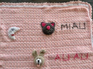 Manta / tapete Bebé Croche (novo)