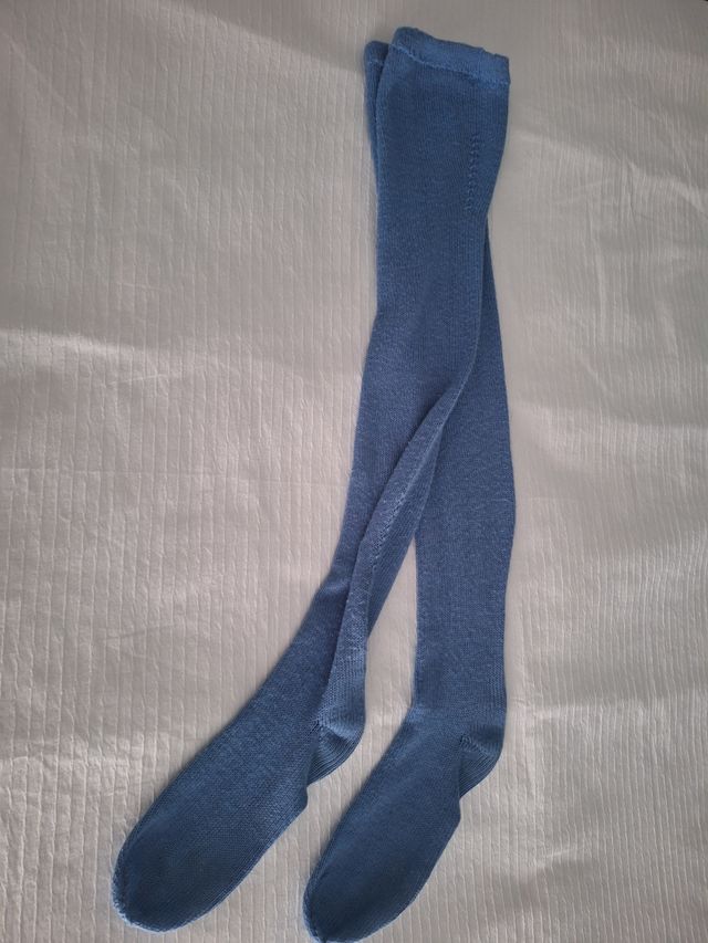 Medias largas azules