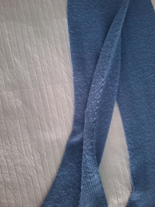 Medias largas azules