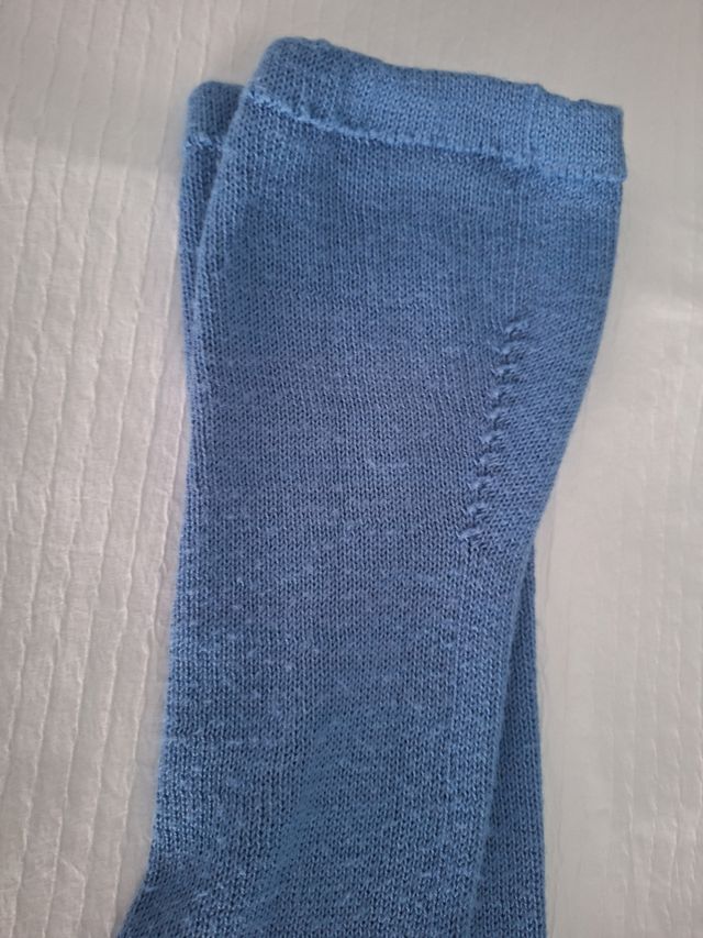 Medias largas azules