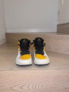 Air Jordan 1 High - Scarpe gialle e bianche