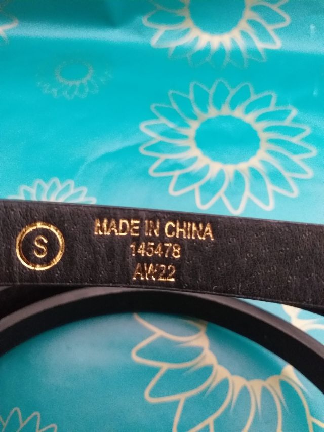 Cinturón Primark Negro - Talla S