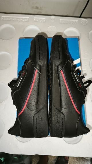 Adidas Continental 80 J - Scarpe Nere Tg 37⅓