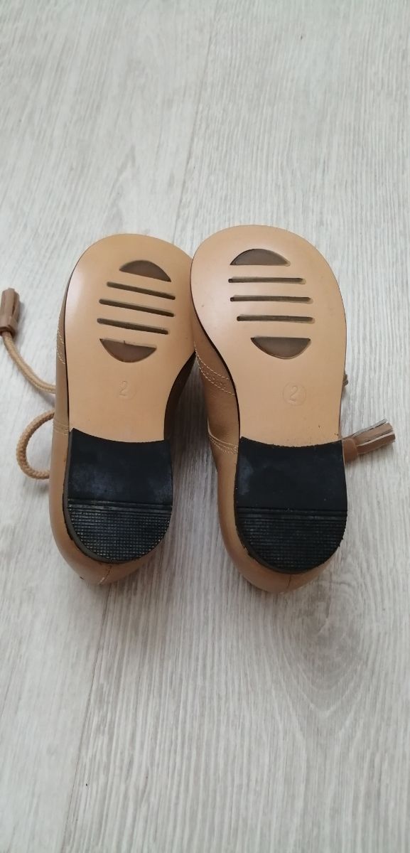 Zapatos bebé piel, marrones