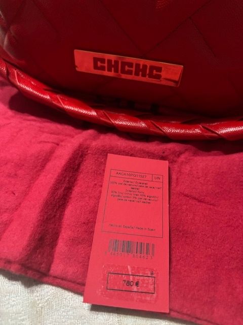 Bolso Carolina Herrera  modelo Bimba rojo