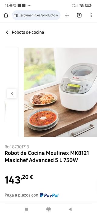 Moulinex MK8121 Maxichef 5L 750W