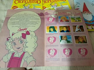 LOTE ALBUMES DE CROMOS VINTAGE AÑOS 80