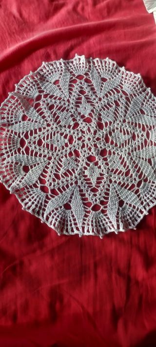 Tapete crochet hecho a mano