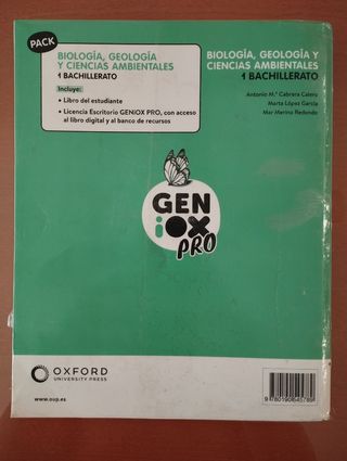 Biología, Geología y CC. Ambientales 1º Bachill...