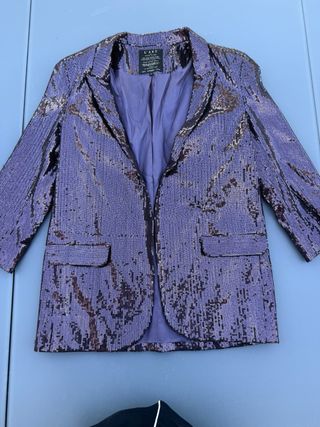 Americana lentejuelas River Island S