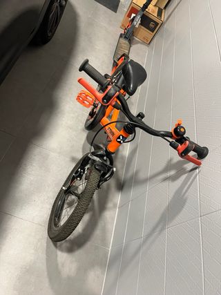 Bicicleta niño B'Twin 16" naranja