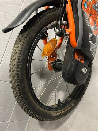 Bicicleta niño B'Twin 16" naranja