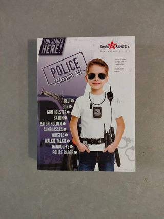 Kit Disfraz Policía Niño