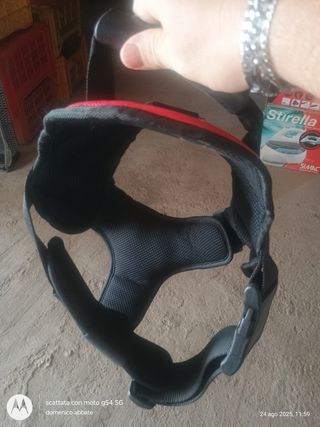 Pettorina cani regolabile rossa taglia l