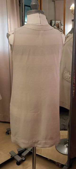 Vestido beige mujer - Talla L