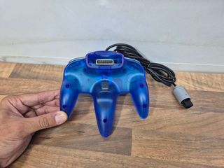 Telecomando blu traslucido compatibile con N64 - NUOVO