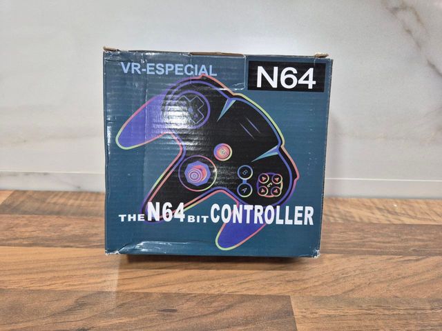 Mando N64 Compatible AZUL translúcido - NUEVO