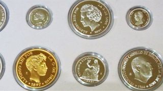 Colección Monedas Historia de la peseta, plata.