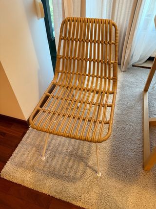 4 Sillas Comedor ratan sintético 