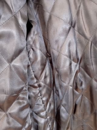 Abrigo piel negro 4XL (52-62)
